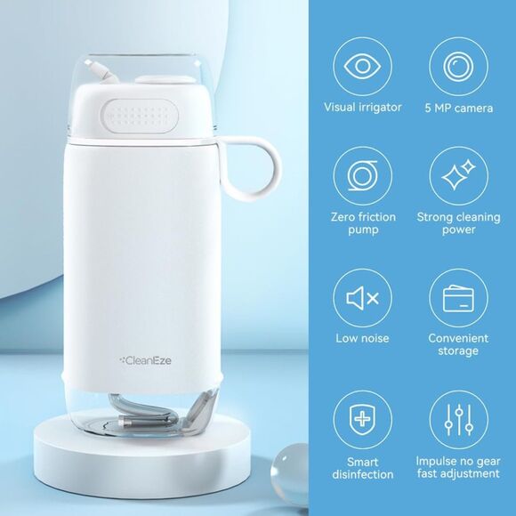 CleanEze Visual Water Flosser Mini Cordless HD Images &‎ Video - Picture 1 of 12